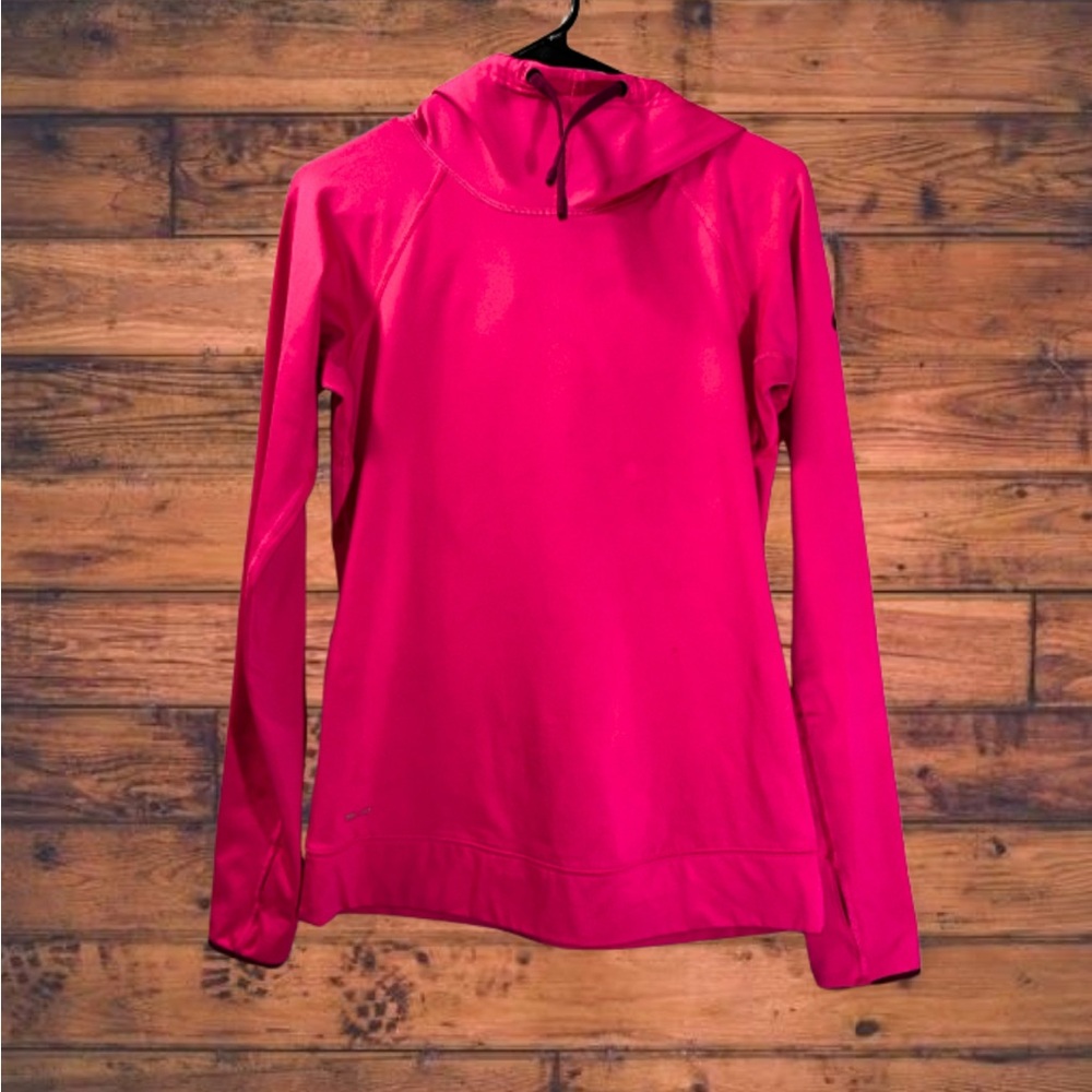 Nike Pro Bright Pink Hoodie